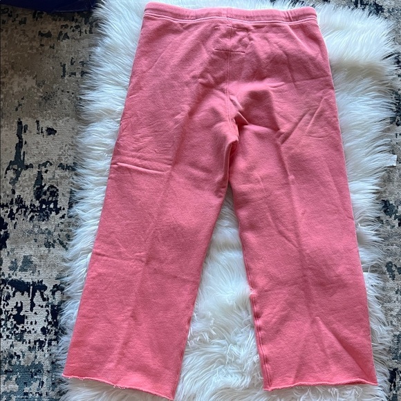 🆕 Frank & Eileen Women's Catherine Sweatpants Size S Pink Casual Raw Hem - Picture 4 of 11